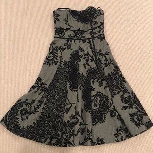 Tibi strapless pleated dress